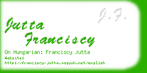 jutta franciscy business card